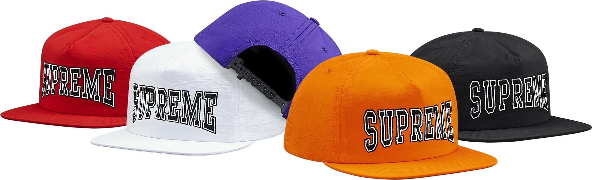 Nylon Collegiate Logo 5-Panel